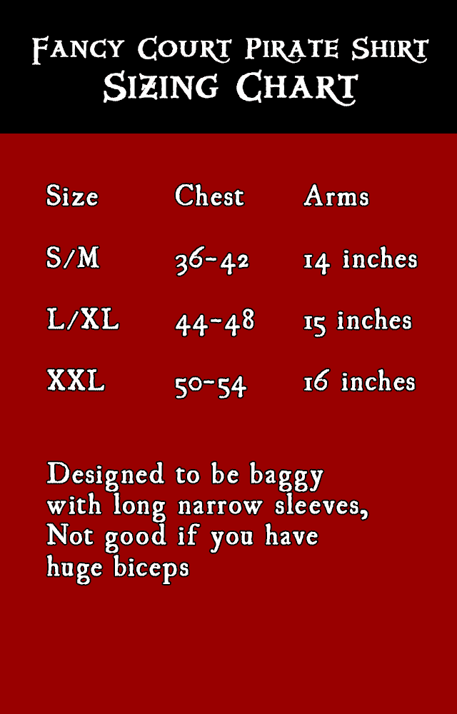 Fancy Court Pirate Shirt