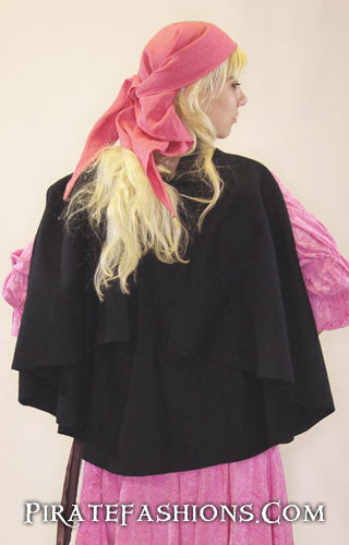 Pirate Naval Cape Back View