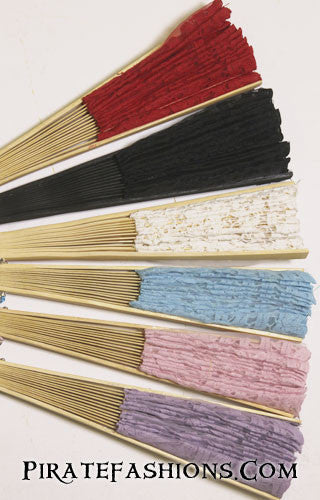 Color Range Lace Pirate Wench Fan