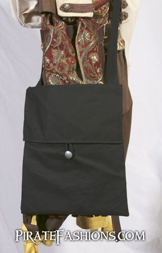Black Pirate Haversack Front View